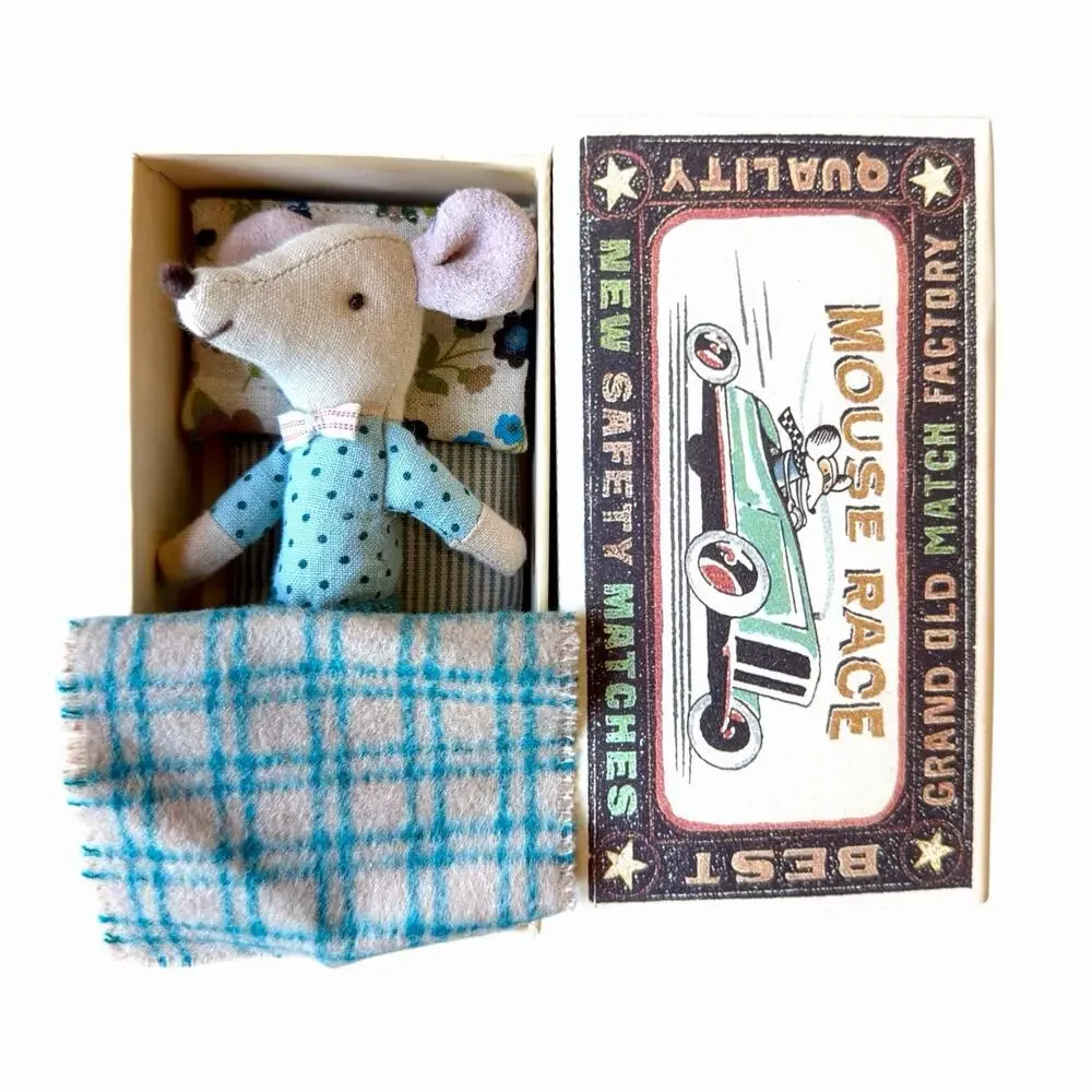 Maileg Spring Big Brother Mouse in Matchbox RARE Brand New In Box!